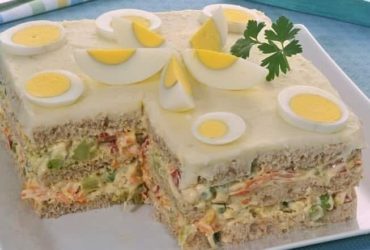 torta fria de legumes!!!
