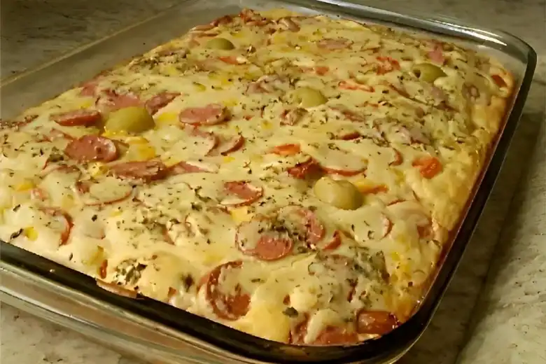 torta italiana feita no liquidificador