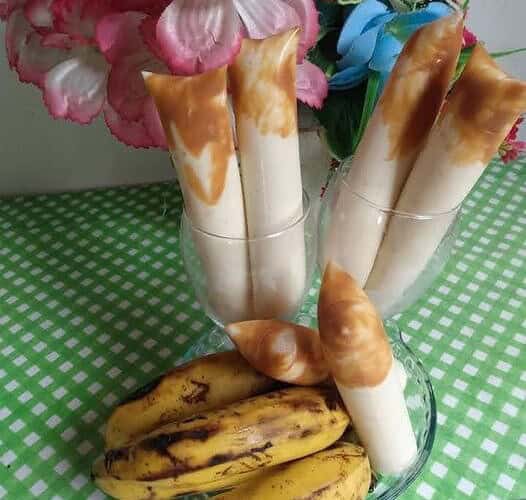 banana com doce de leite
