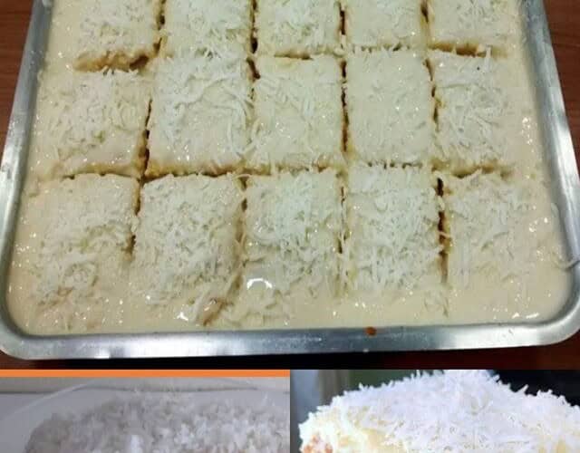 bolo cremoso de leite condensado