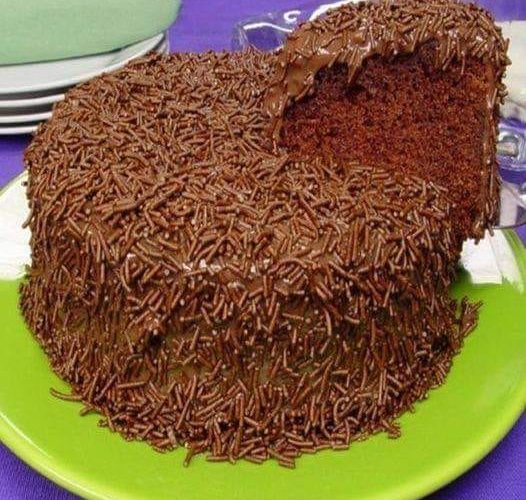 bolo de brigadeiro molhadinho