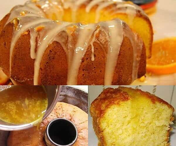 bolo de laranja molhadinho