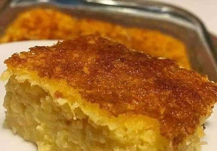 bolo fit cremoso de milho