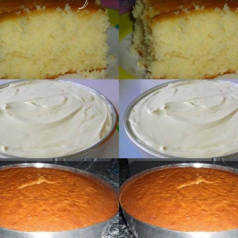 bolo fofinho e molhadinho de 5 ingredientes