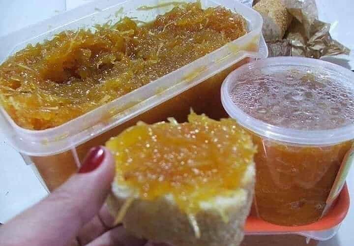 doce de mamão com coco