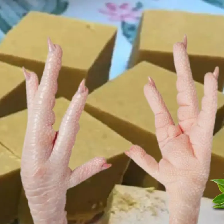 geleia de pés de galinha