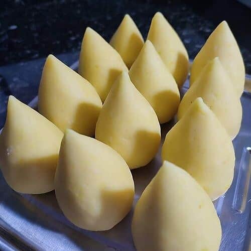 massa de mandioca para coxinha..