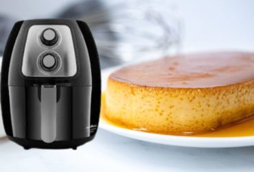 pudim sem leite condensado na air fryer