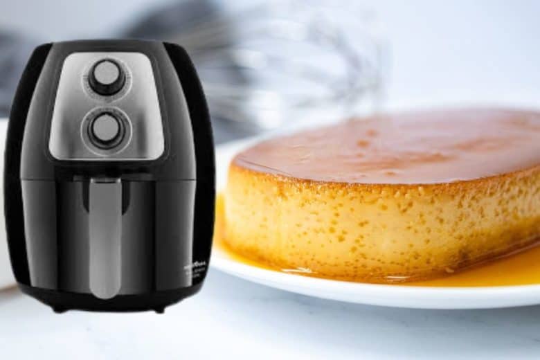 pudim sem leite condensado na air fryer