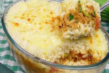 receita de arroz cremoso com atum