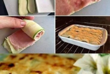 receita de canelone de abobrinha low carb