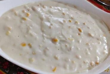 receita de creme de milho delicioso