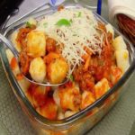 receita de nhoque de batata com molho de carne moída
