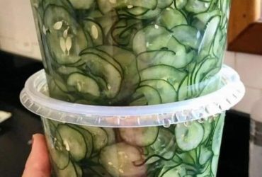 salada de pepino agridoce