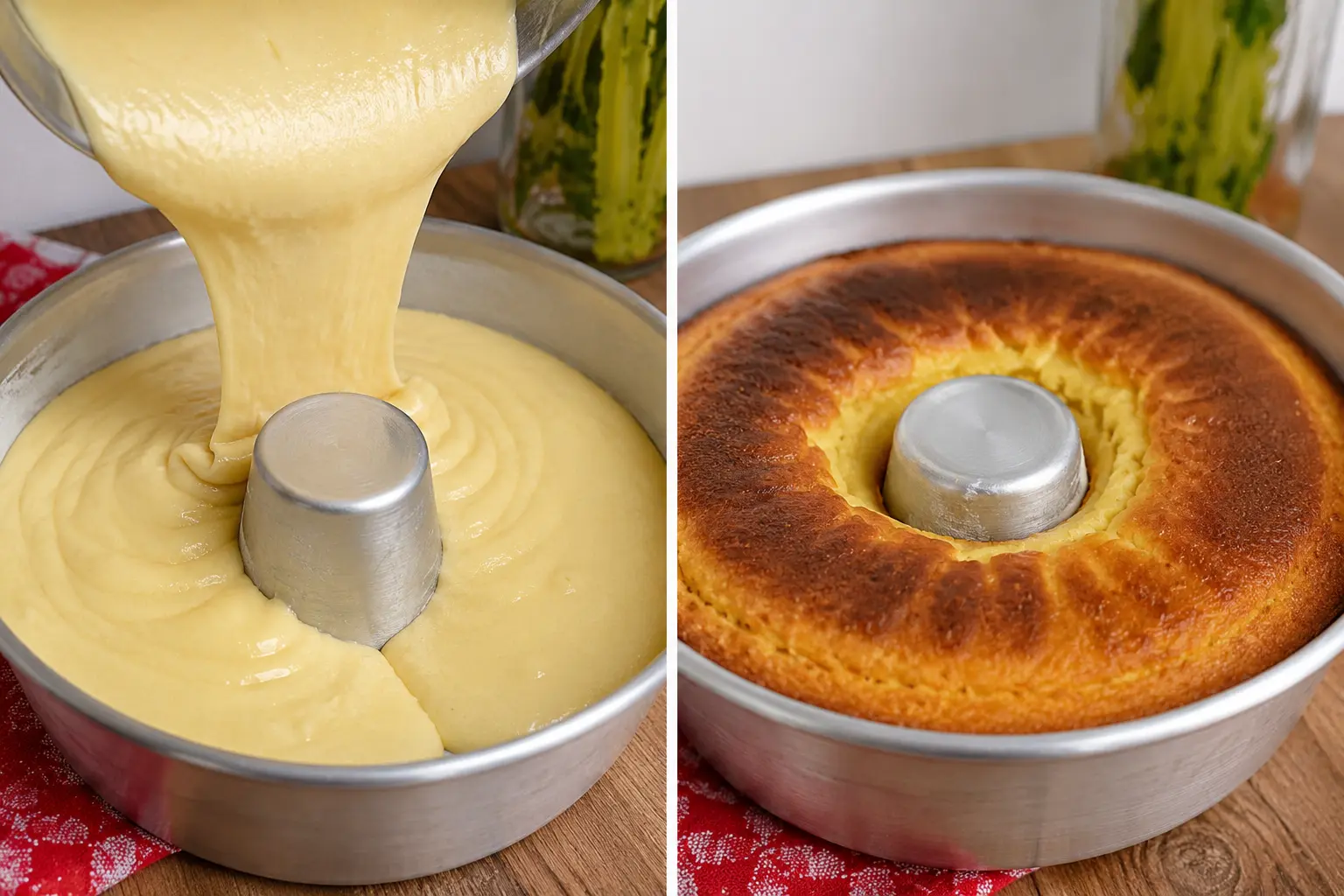 Bolo Amélia preparação