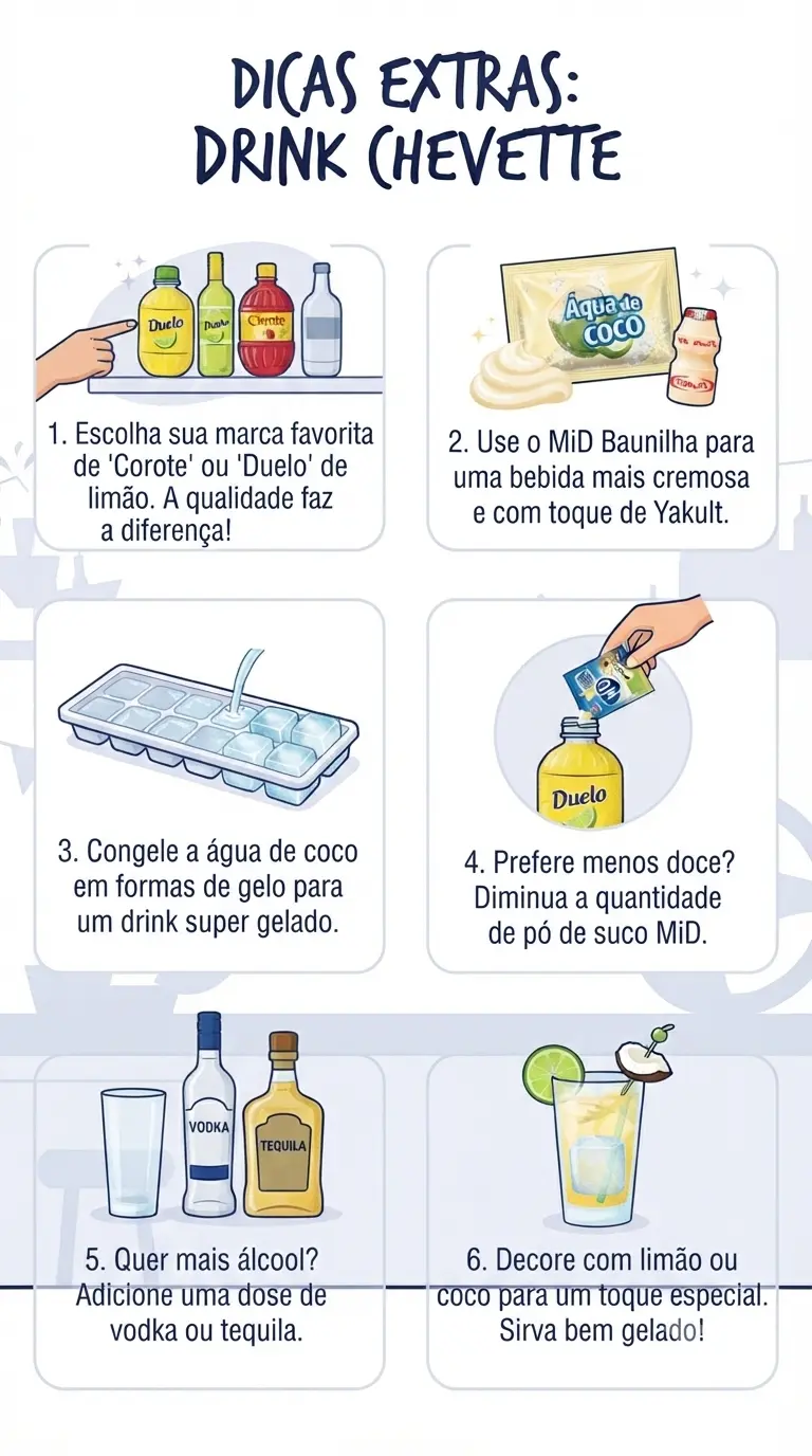 Dicas para a receita do "Chevette"