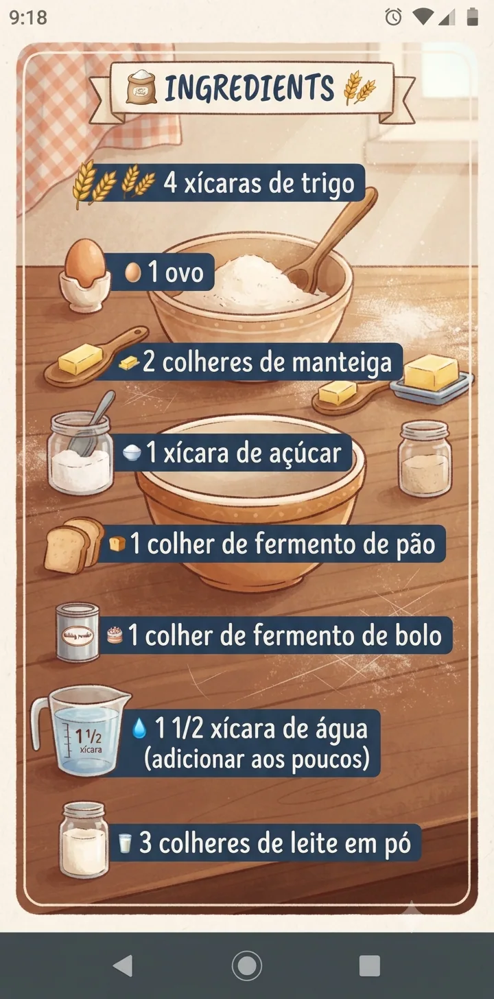 Ingredientes charuto doce