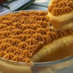 bem casado cremoso na travessa