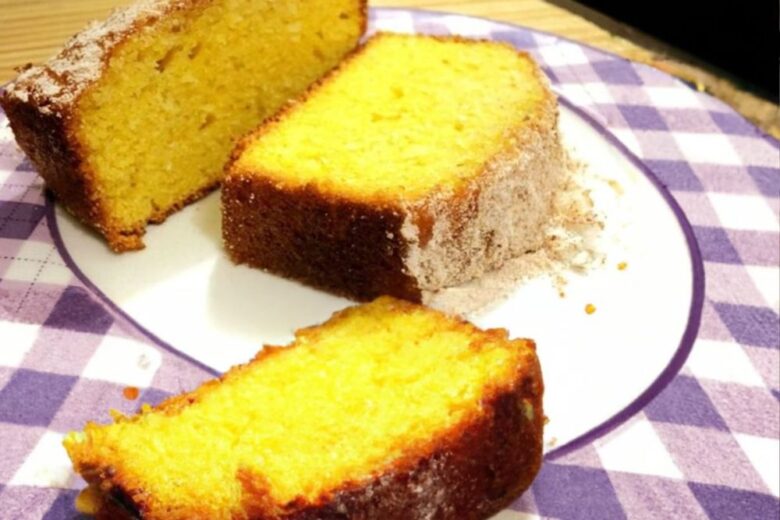 bolo de fubá cozido