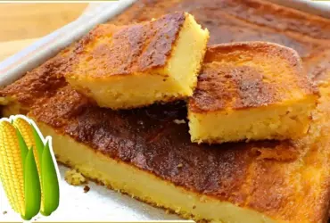 bolo de fubá cremoso da fazenda