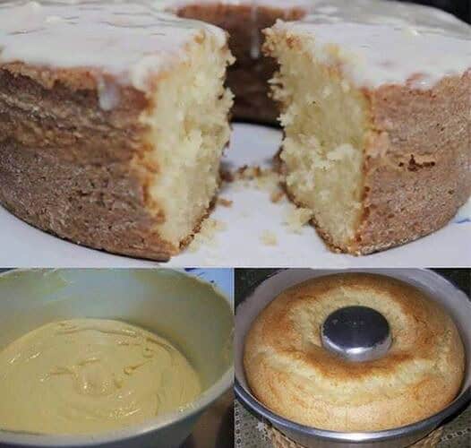 bolo de leite em pó delicia