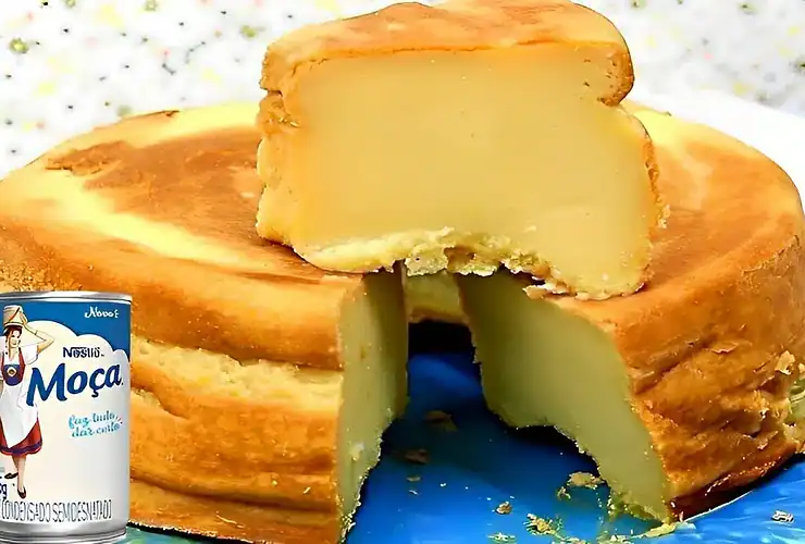 bolo de leite moça