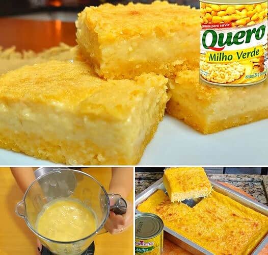 bolo de milho delicioso