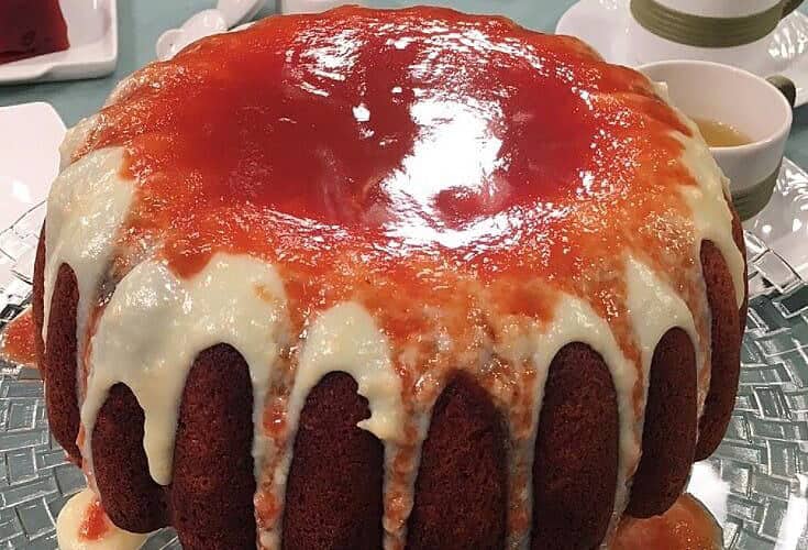 bolo vulcÃo de fubÁ com goiabada