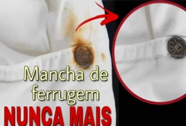 como tirar manchas de ferrugem