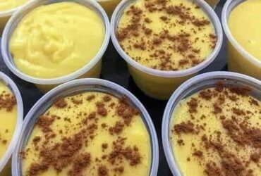 curau de milho com leite condensado