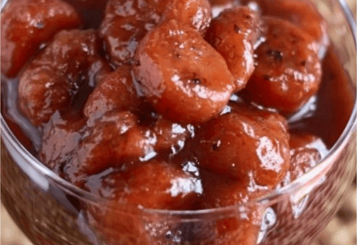 doce de banana na panela de pressão com especiarias e manteiga