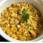 farofinha de ovo com bacon com temperinho caseiro