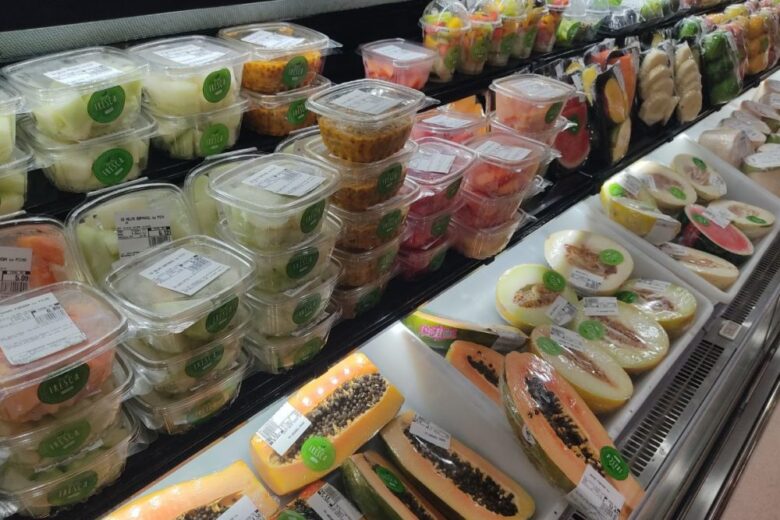 frutas jÁ cortadas no mercado