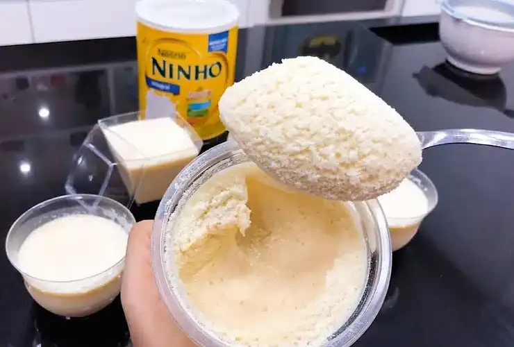 mousse de leite ninho