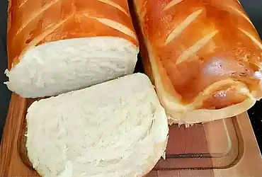pão caseiro amanteigado