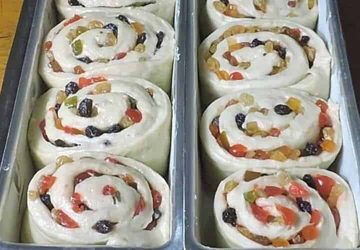 pÃo caseiro de frutas secas