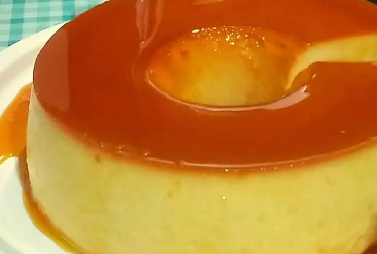 pudim cremoso de leite