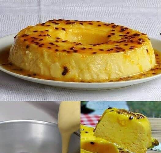 pudim de maracujá simples e delicioso