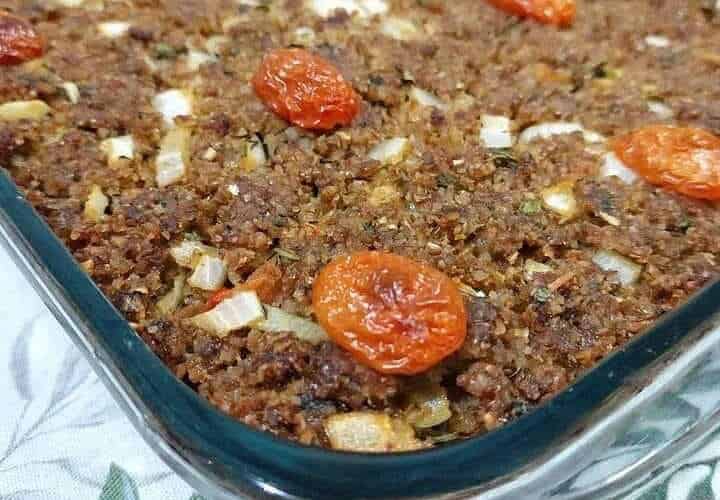 quibe de forno recheado