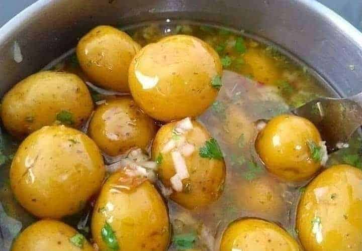 receita de batata em conserva