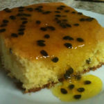 receita de bolo de maracujá com calda