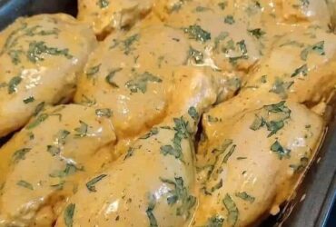 receita de coxas e sobrecoxas de frango assadas no forno