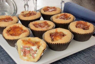 receita de empada aberta com massa de pão de queijo