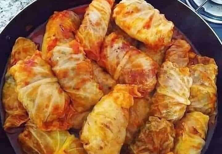 receita de repolho recheado