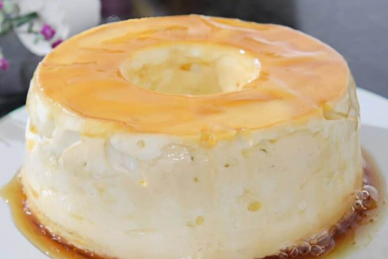 receita leve e deliciosa pudim nuvem de claras