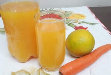 refrigerante de laranja caseiro