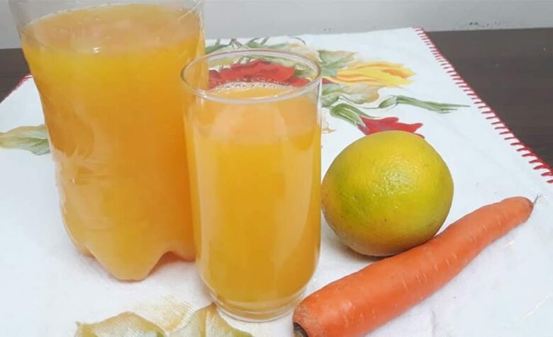 refrigerante de laranja caseiro