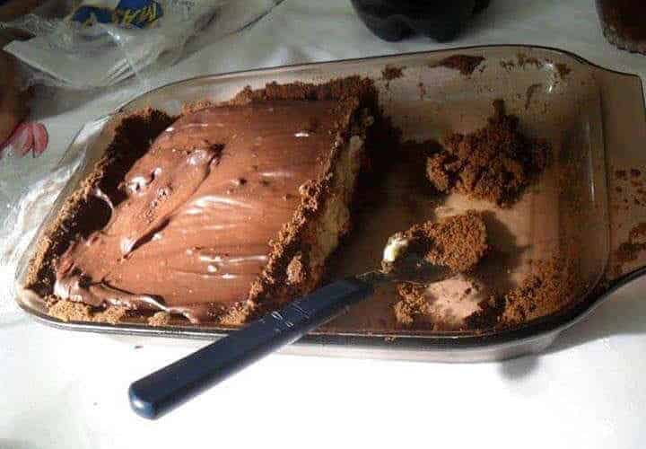 torta de limão com chocolate