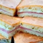 torta de presunto e queijo