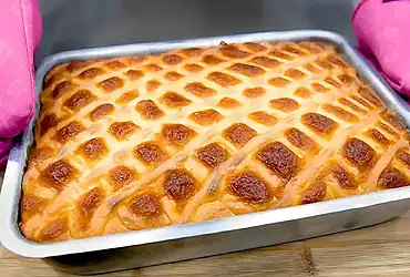 torta de presunto e queijo fácil
